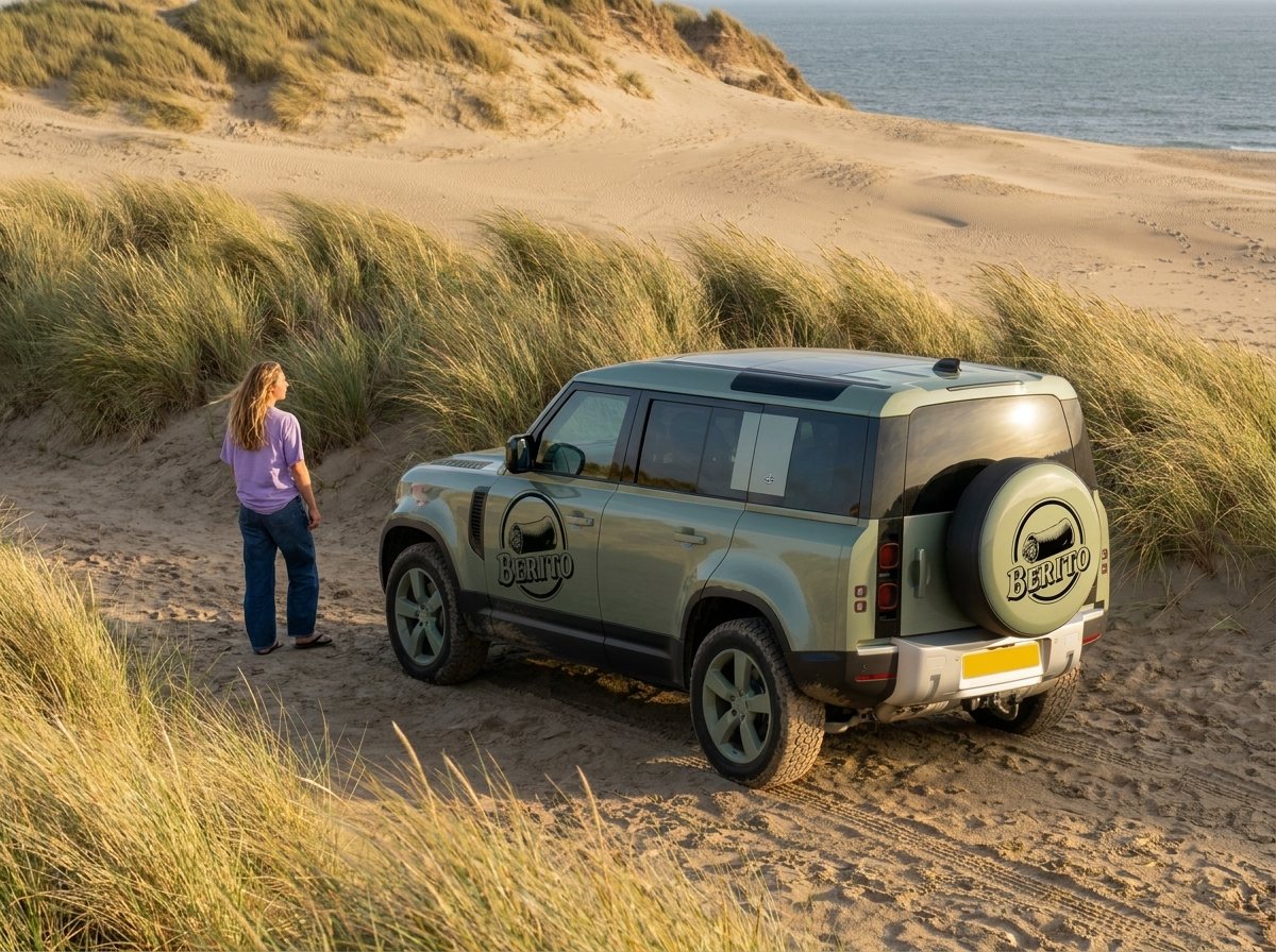 Berito x Land Rover, gemaakt met AI