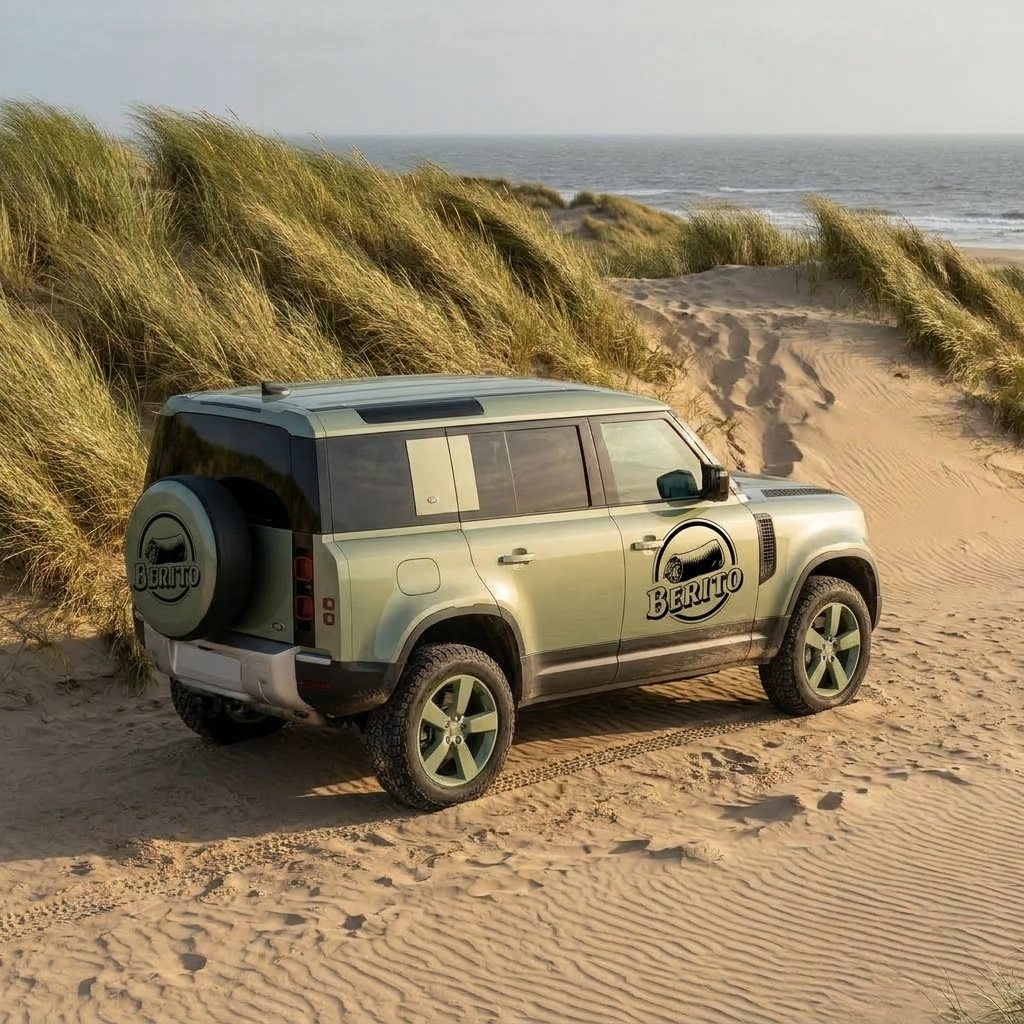 Berito x Land Rover, gemaakt met AI