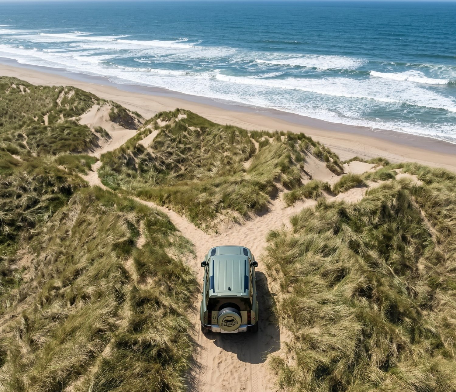Berito x Land Rover, gemaakt met AI